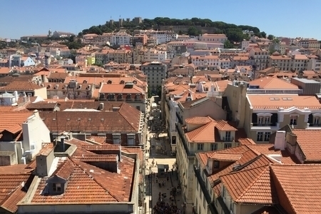 התצפית מהמעלית של סנטה ג'וסטה - Elevador de Santa Justa