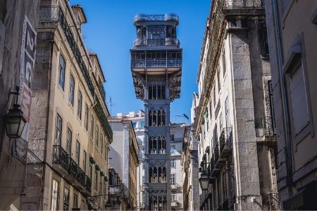 מעלית סנטה ז'ושטה - Santa Justa lift
