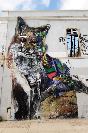 אמנות רחוב בליסבון street art in lisbon